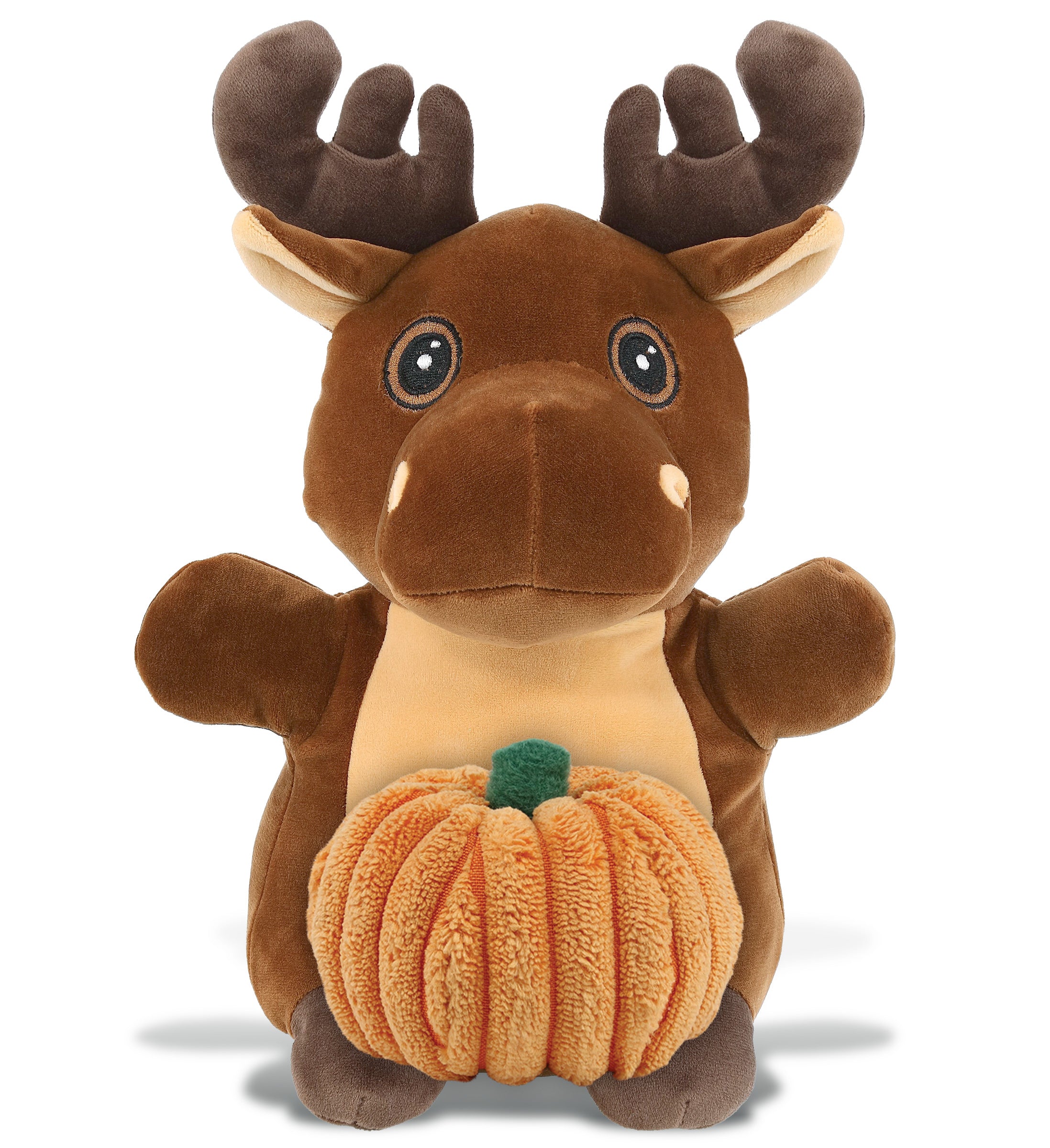 PLUSH PUMPKIN - SNUG-MOOSHIES PLUSH - STANDING MOOSE