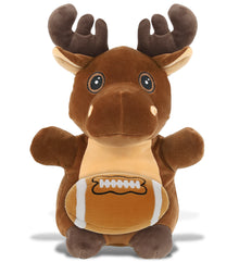 SNUG-MOOSHIES PLUSH - STANDING MOOSE with Football Plush