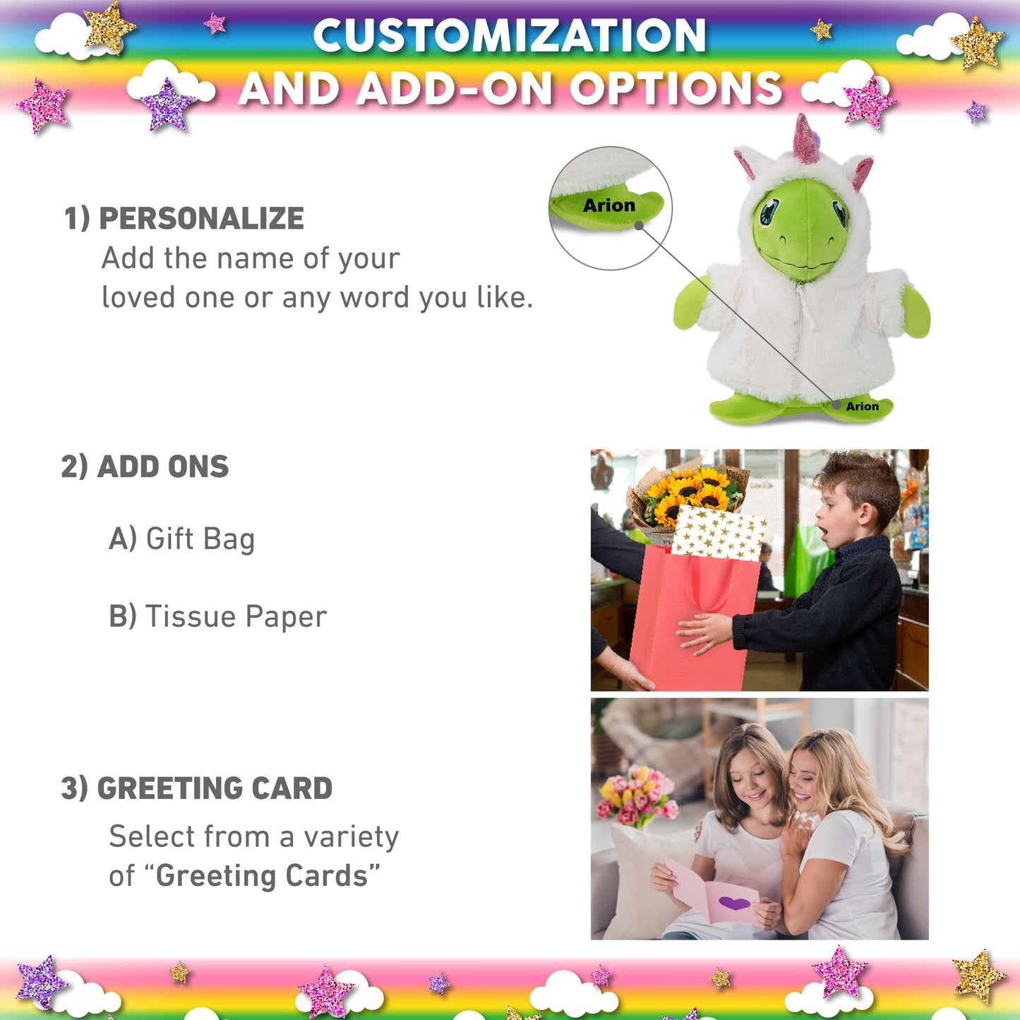 SNUG-MOOSHIES PLUSH - STANDING SEA TURTLE with Unicorn Dress Up