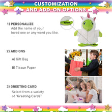 SNUG-MOOSHIES PLUSH - STANDING SEA TURTLE with Unicorn Dress Up