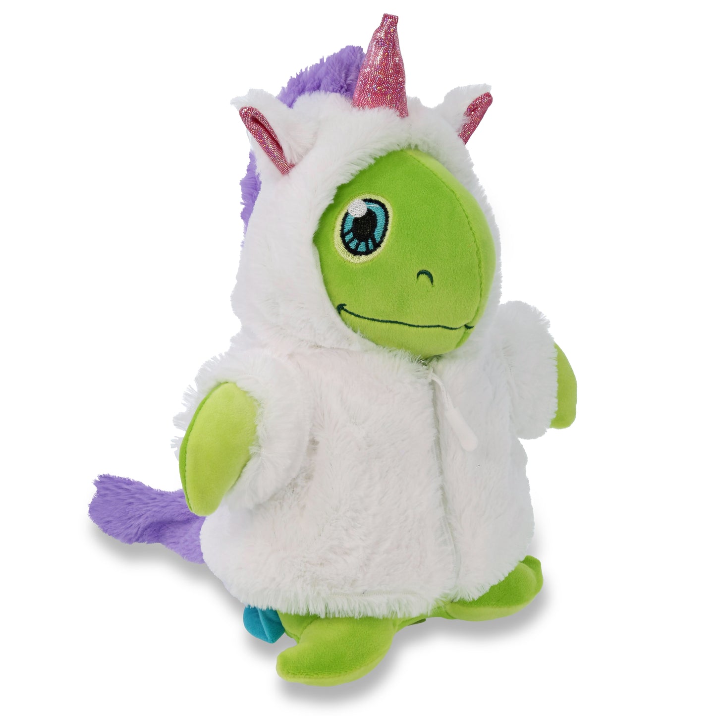 SNUG-MOOSHIES PLUSH - STANDING SEA TURTLE with Unicorn Dress Up