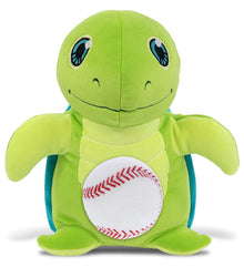 SNUG-MOOSHIES PLUSH - STANDING SEA TURTLE with Baseball Plush