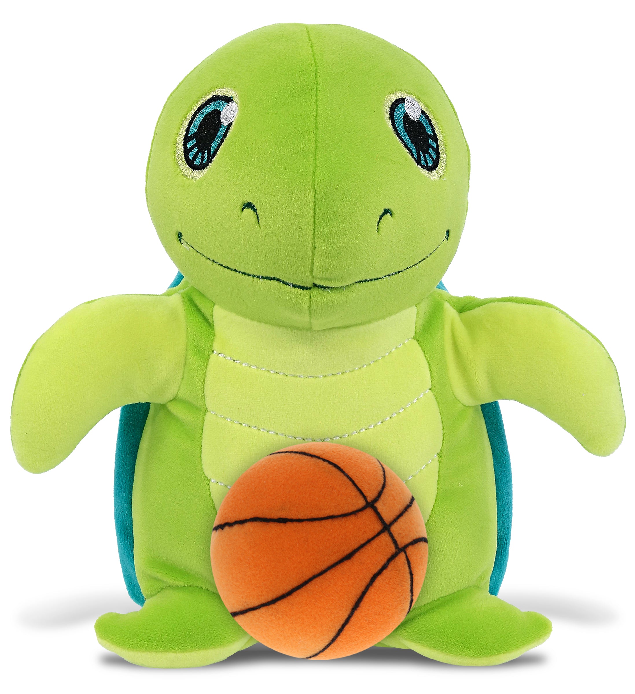 SNUG-MOOSHIES PLUSH - STANDING SEA TURTLE with Basketball Plush