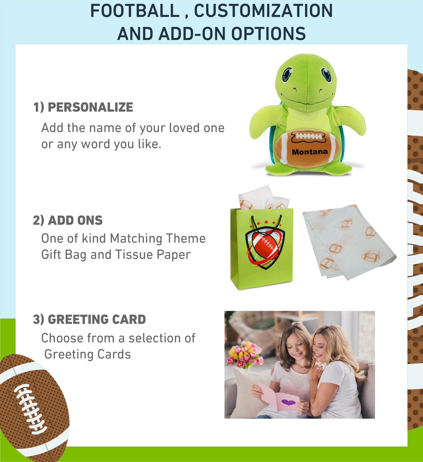 SNUG-MOOSHIES PLUSH - STANDING SEA TURTLE with Football Plush