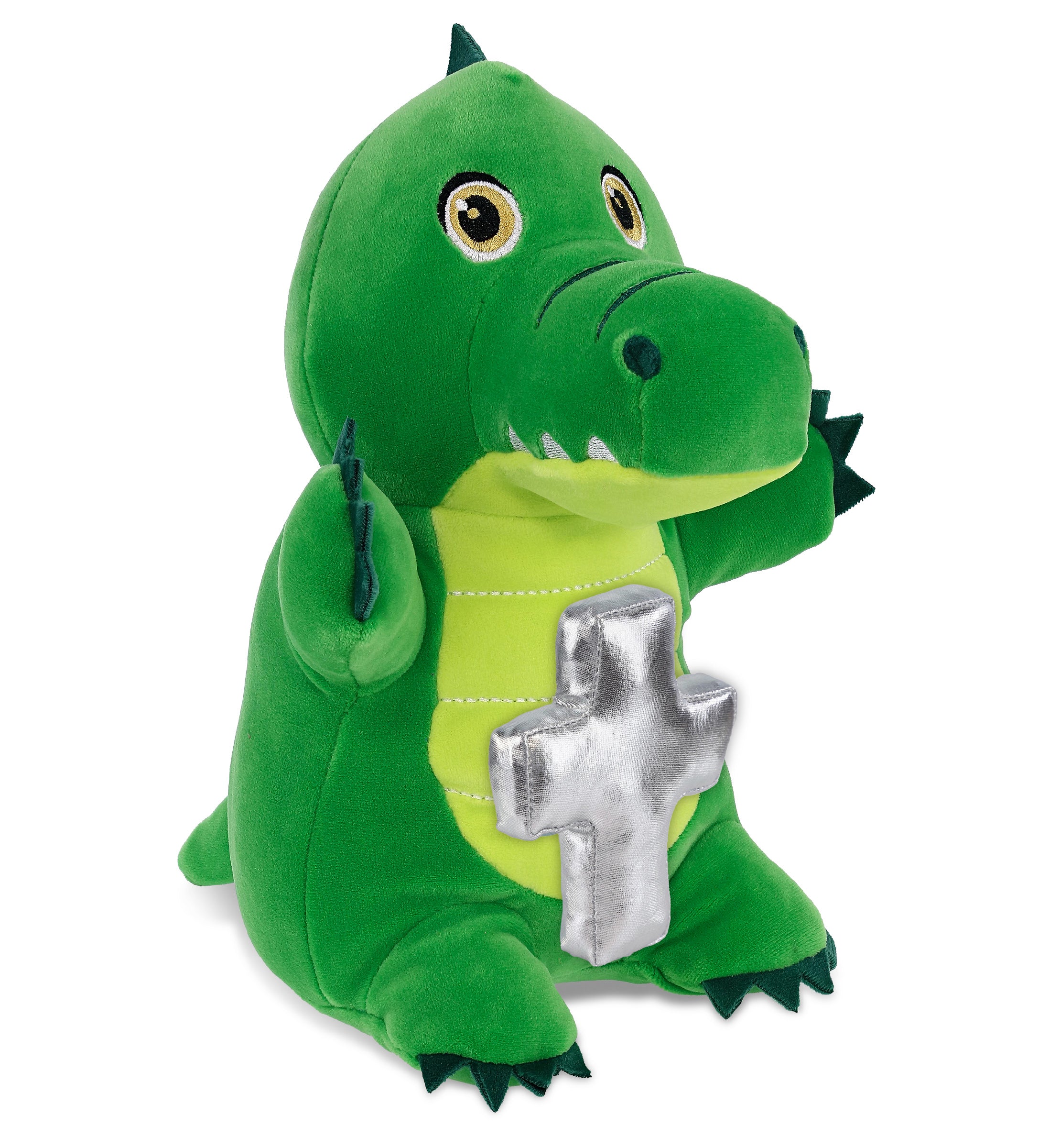 PLUSH CROSS - SNUG-MOOSHIES PLUSH - STANDING ALLIGATOR