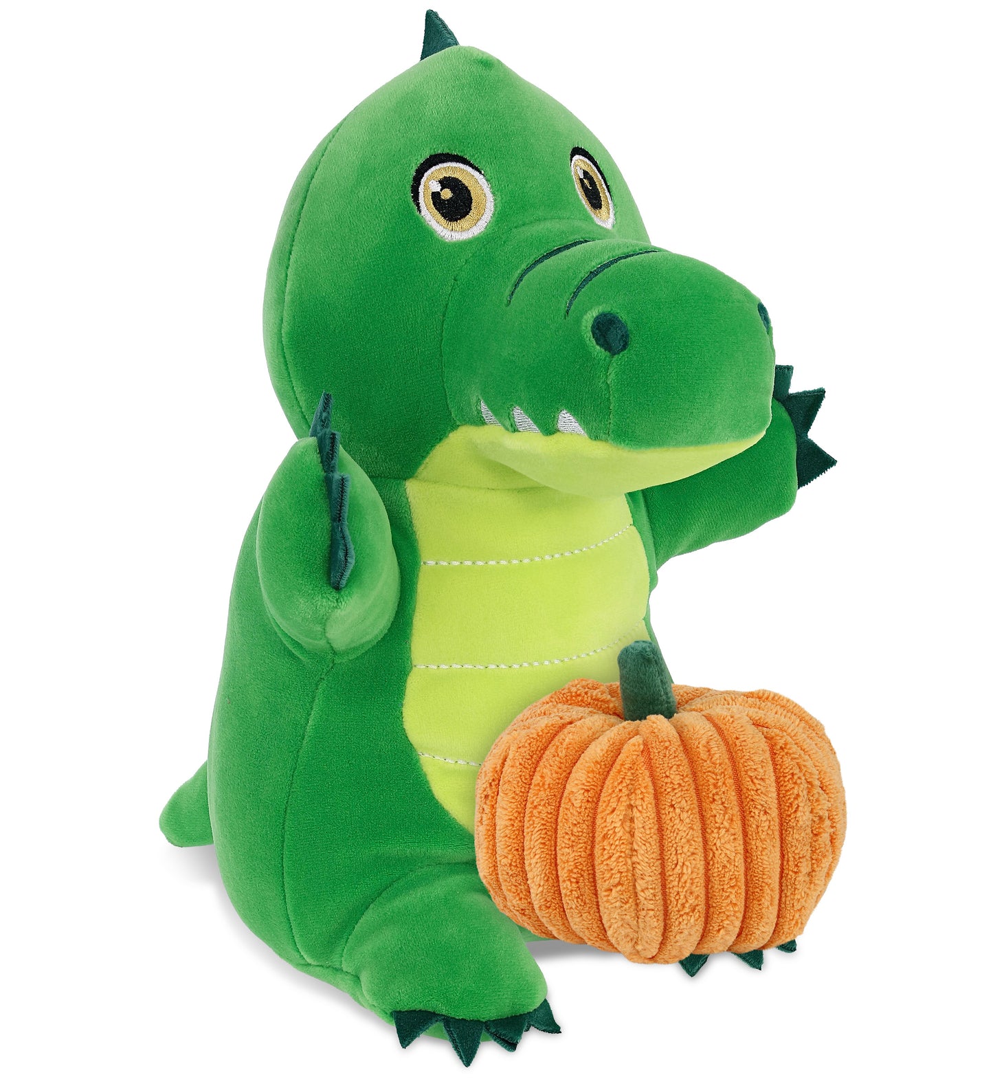 PLUSH PUMPKIN - SNUG-MOOSHIES PLUSH - STANDING ALLIGATOR