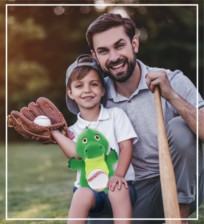 SNUG-MOOSHIES PLUSH - STANDING ALLIGATOR with Baseball Plush