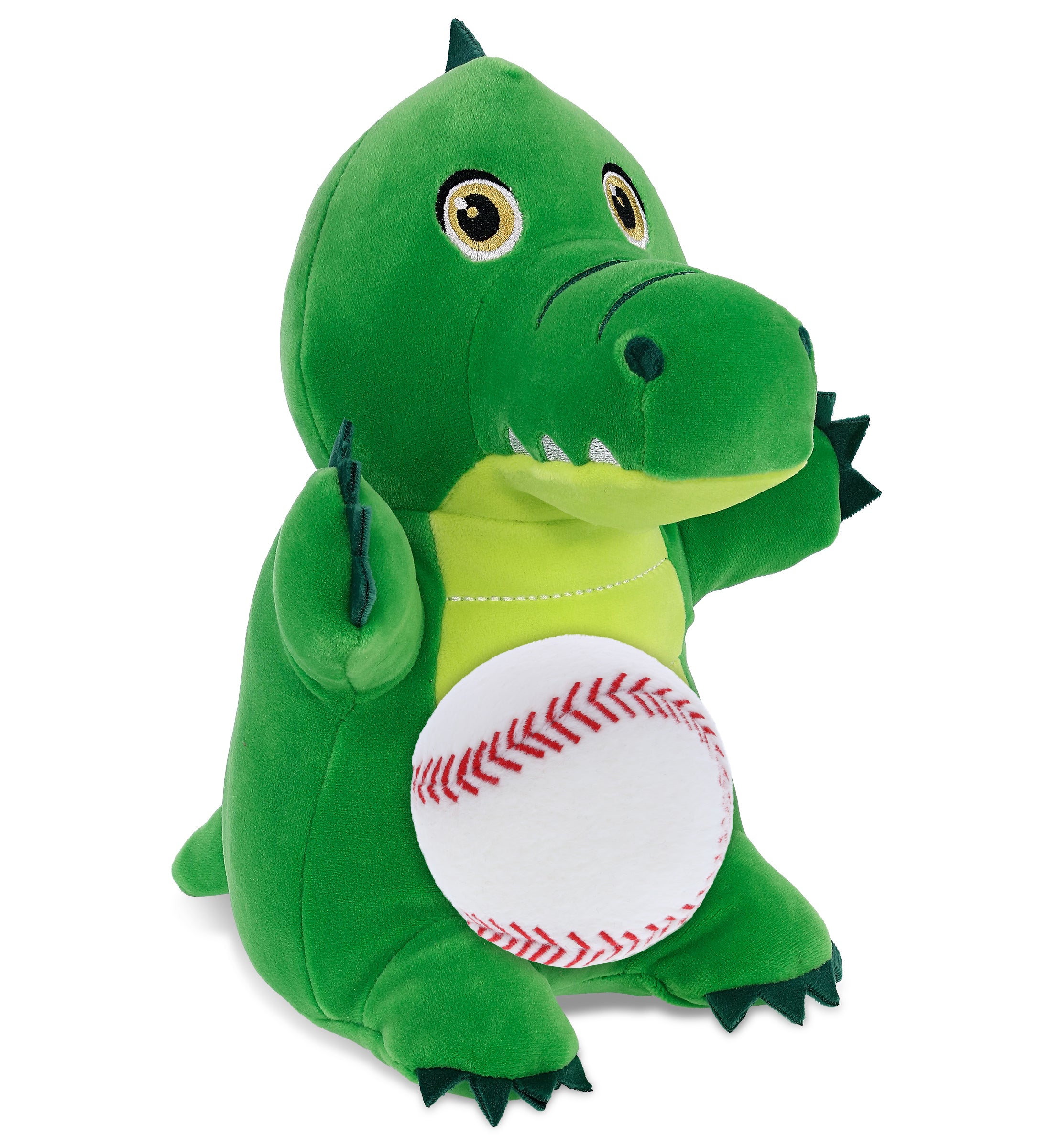 SNUG-MOOSHIES PLUSH - STANDING ALLIGATOR with Baseball Plush