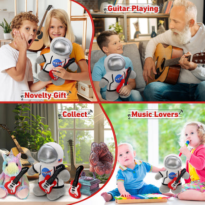 SNUG-MOOSHIES PLUSH - STANDING ASTRONAUT WITH GUITAR ADD ON