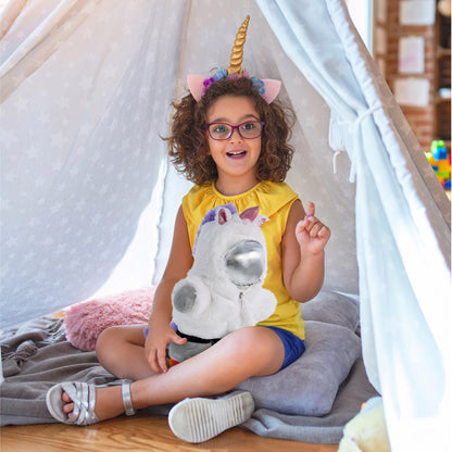 SNUG-MOOSHIES PLUSH - STANDING ASTRONAUT with Unicorn Dress Up