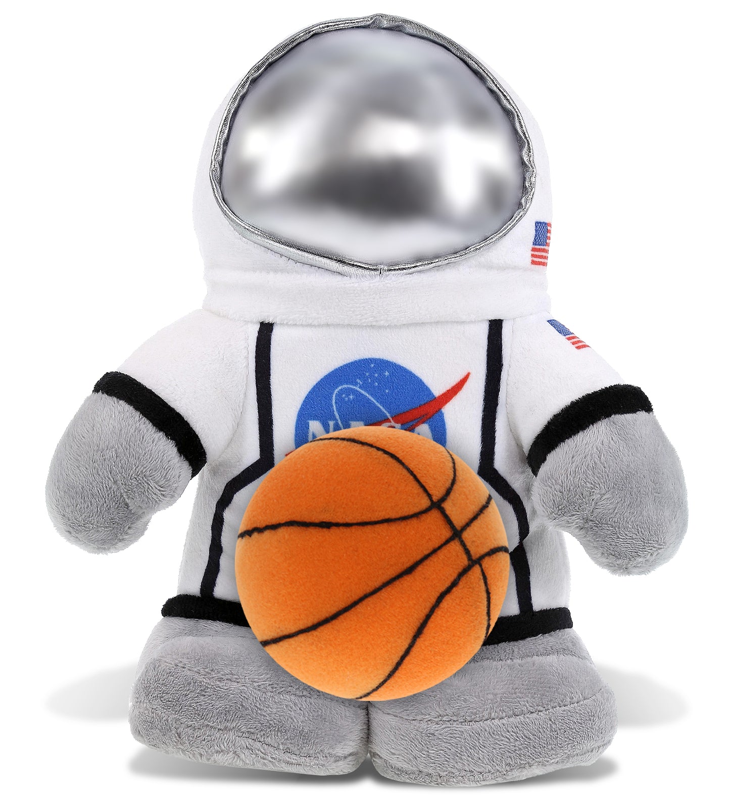 SNUG-MOOSHIES PLUSH - STANDING ASTRONAUT with Basketball Plush