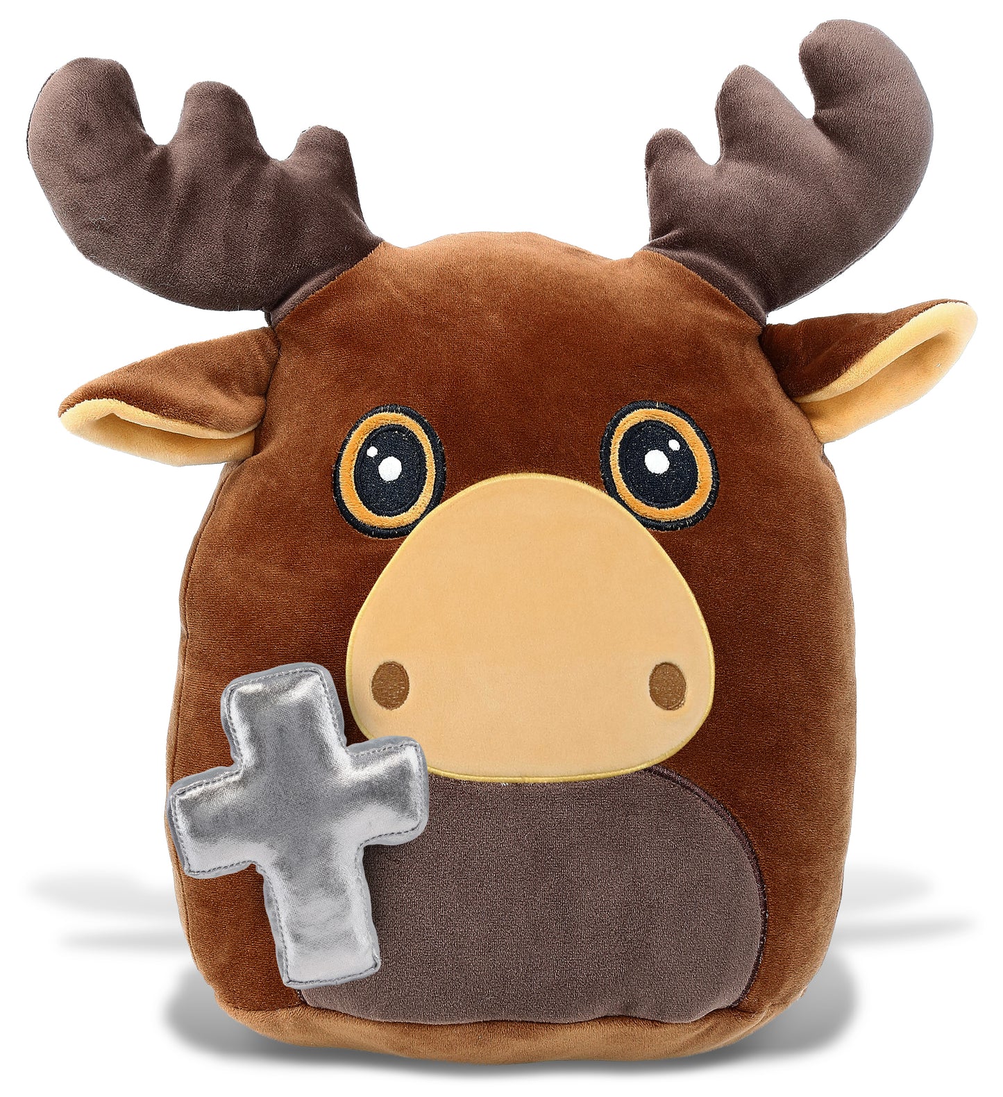 PLUSH CROSS - SNUG-MOOSHIES PLUSH - MOOSE 10"