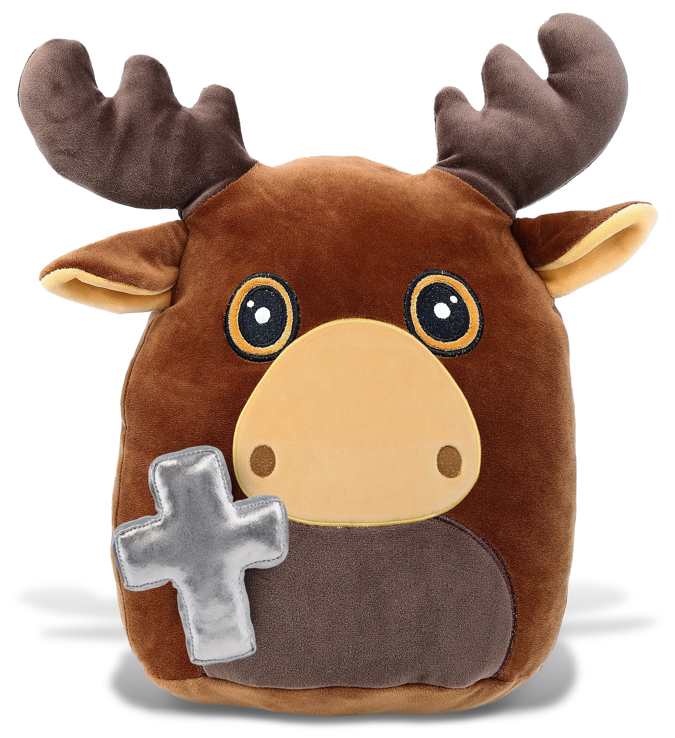 PLUSH CROSS - SNUG-MOOSHIES PLUSH - MOOSE 10"