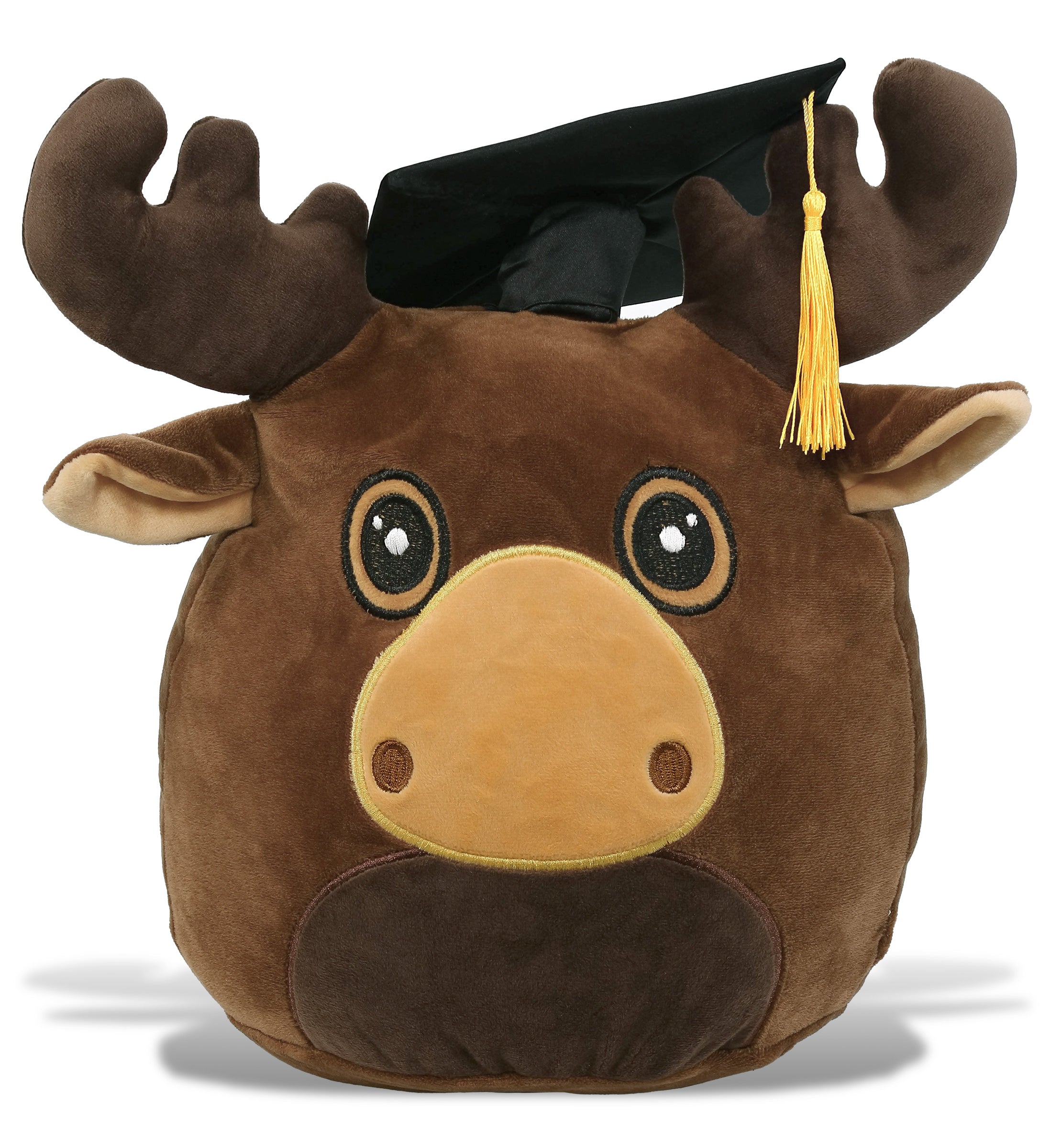 PLUSH GRADUATION - SNUG-MOOSHIES PLUSH - MOOSE 10"