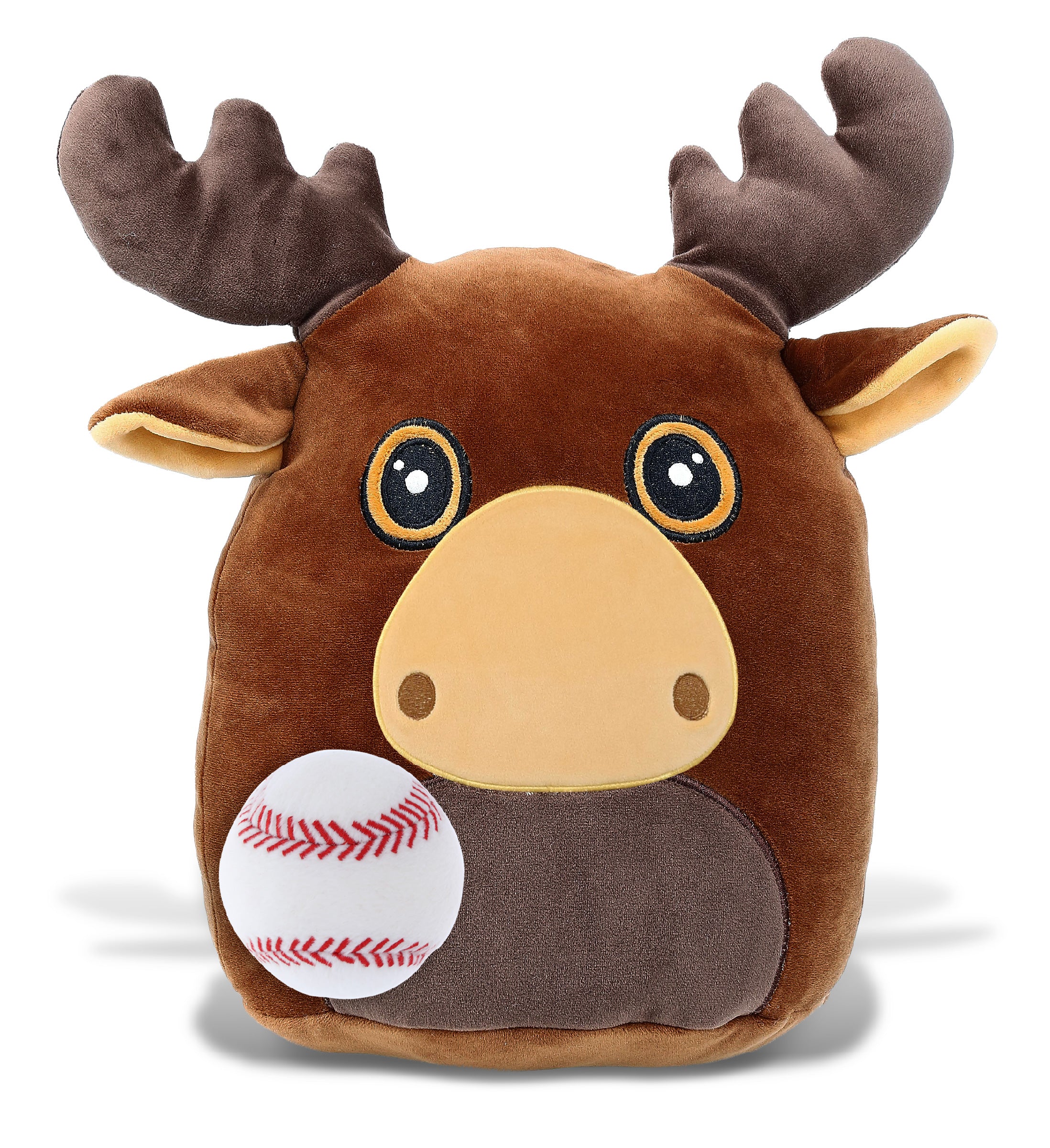 SNUG-MOOSHIES PLUSH - MOOSE 10" with Baseball Plush