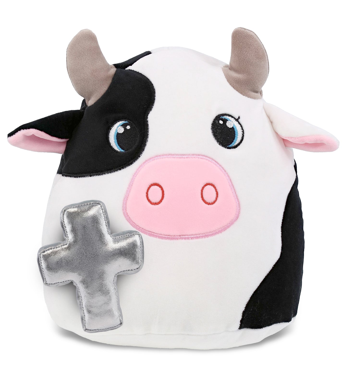 PLUSH CROSS - SNUG-MOOSHIES PLUSH - COW 10"