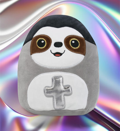 PLUSH CROSS - SNUG-MOOSHIES PLUSH - SLOTH 10"