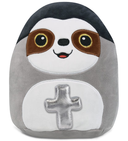 PLUSH CROSS - SNUG-MOOSHIES PLUSH - SLOTH 10"