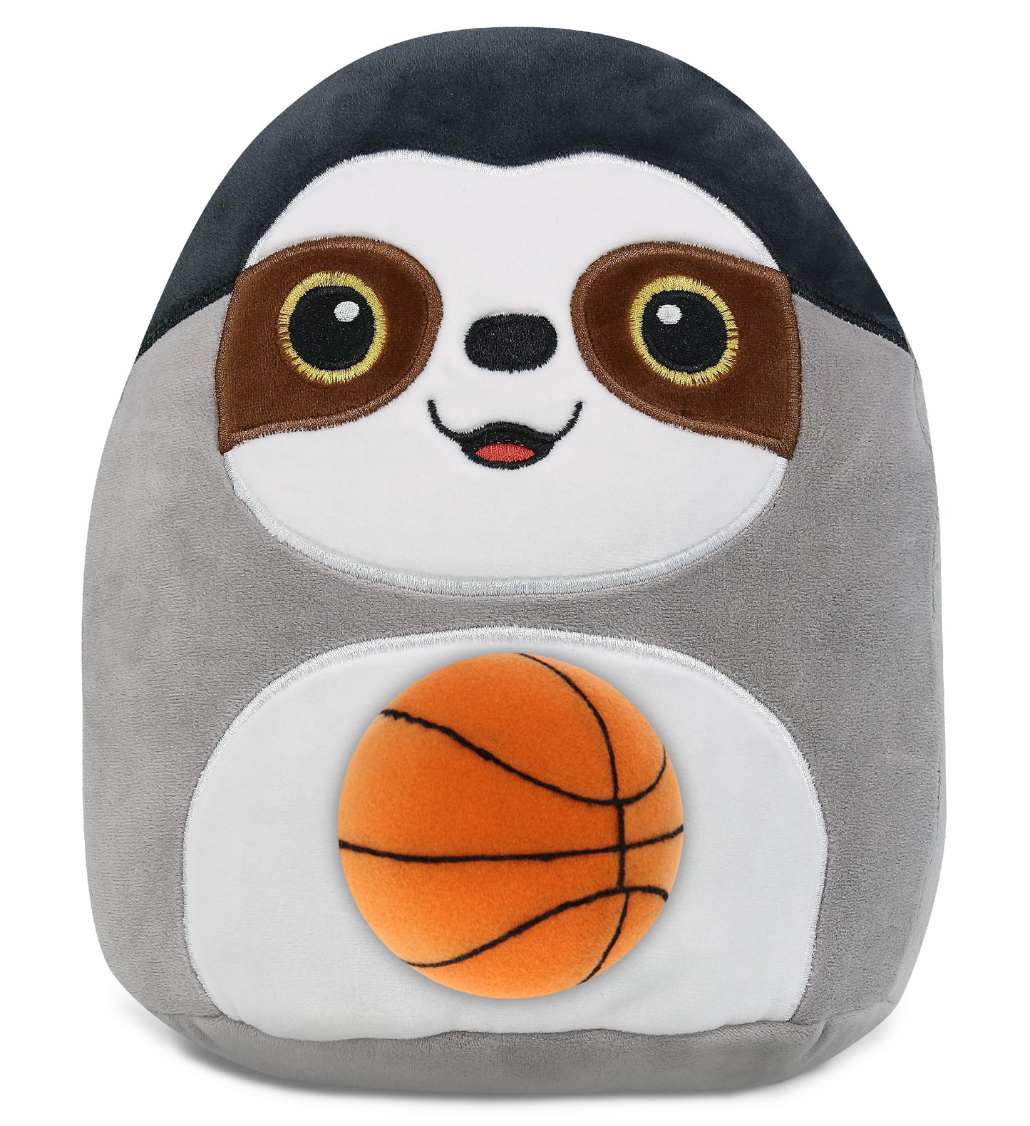 SNUG-MOOSHIES PLUSH - SLOTH 10" with Basketball Plush