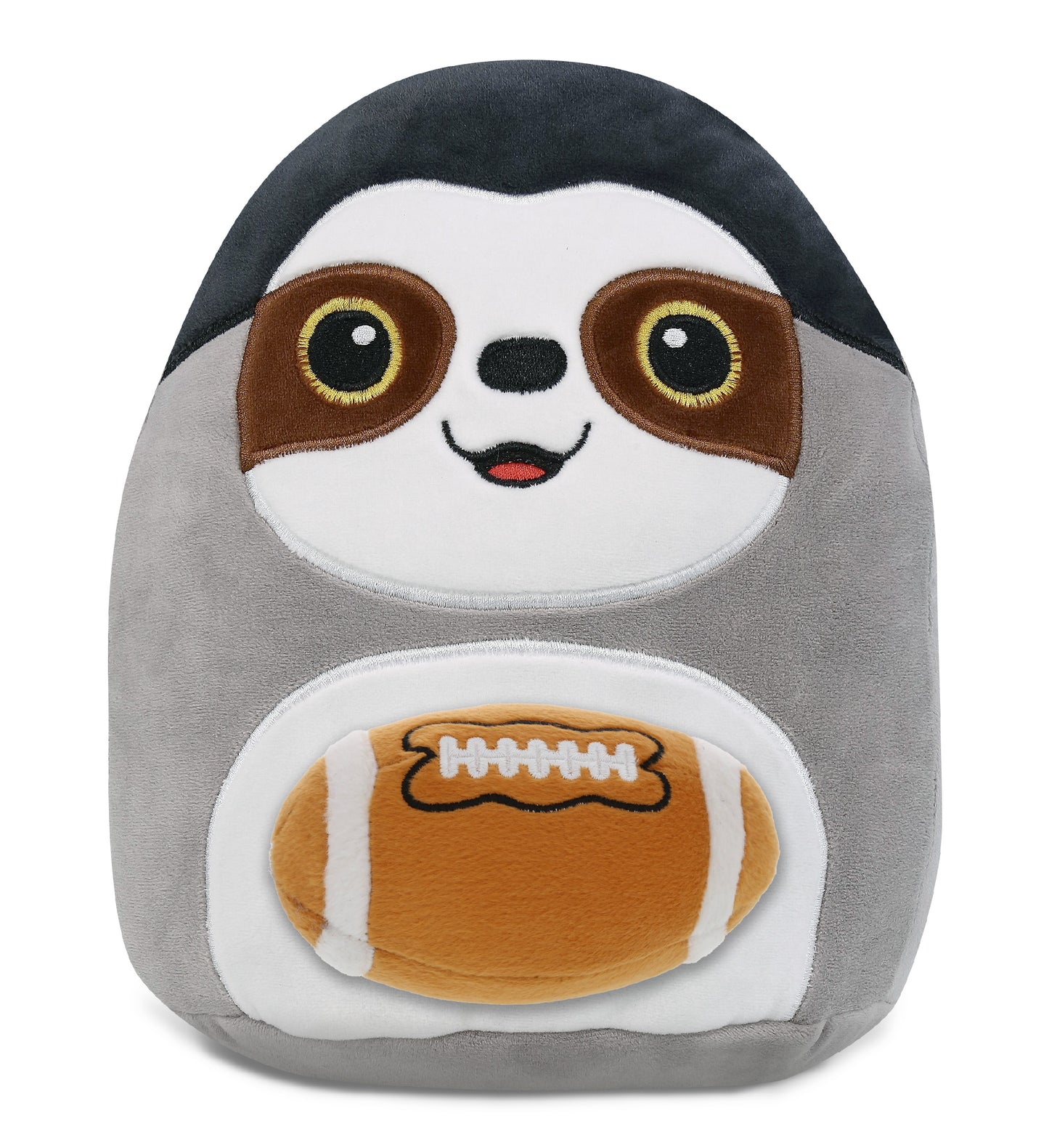 SNUG-MOOSHIES PLUSH - SLOTH 10" with Football Plush