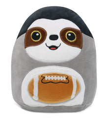 SNUG-MOOSHIES PLUSH - SLOTH 10" with Football Plush