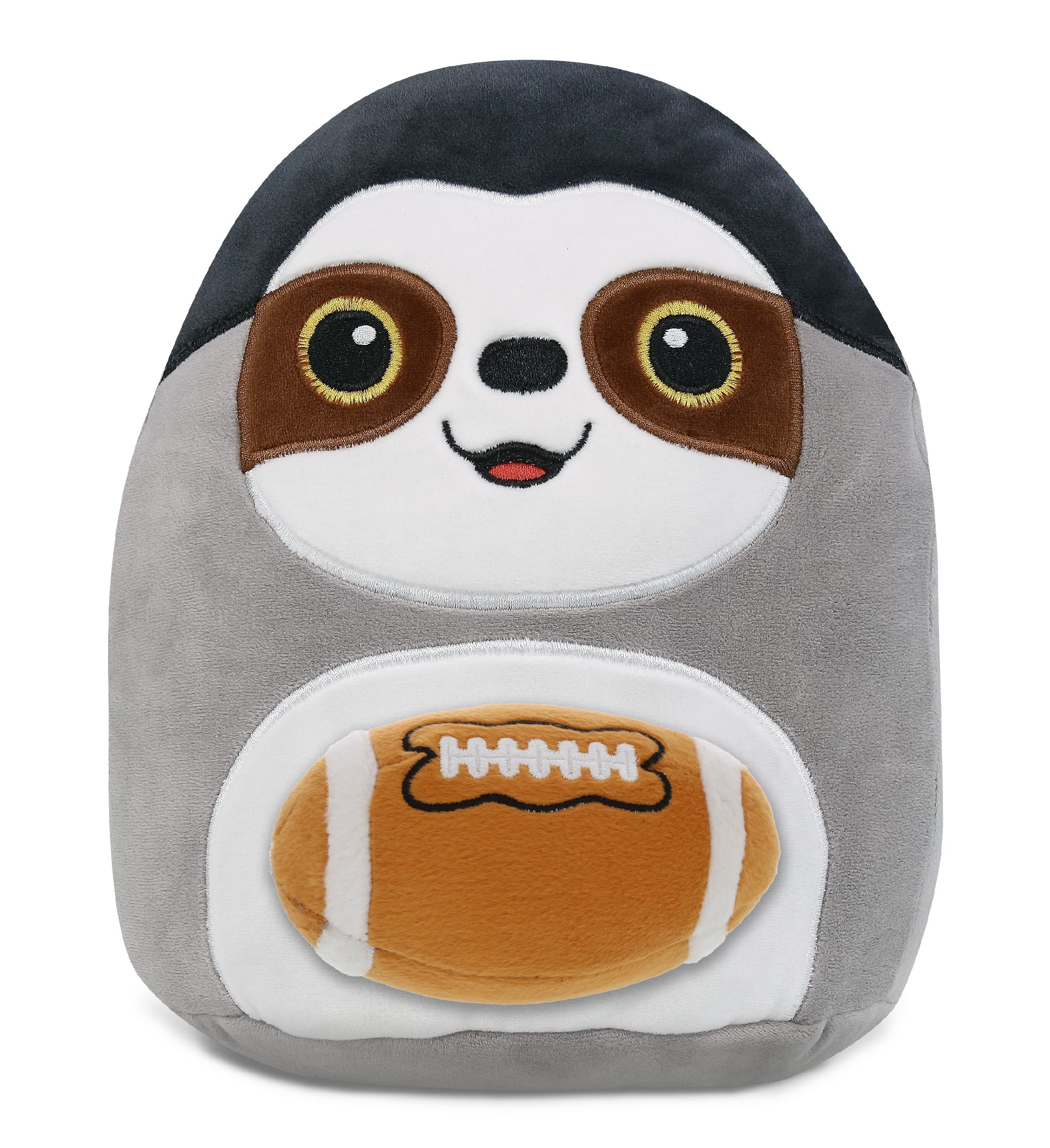 SNUG-MOOSHIES PLUSH - SLOTH 10" with Football Plush