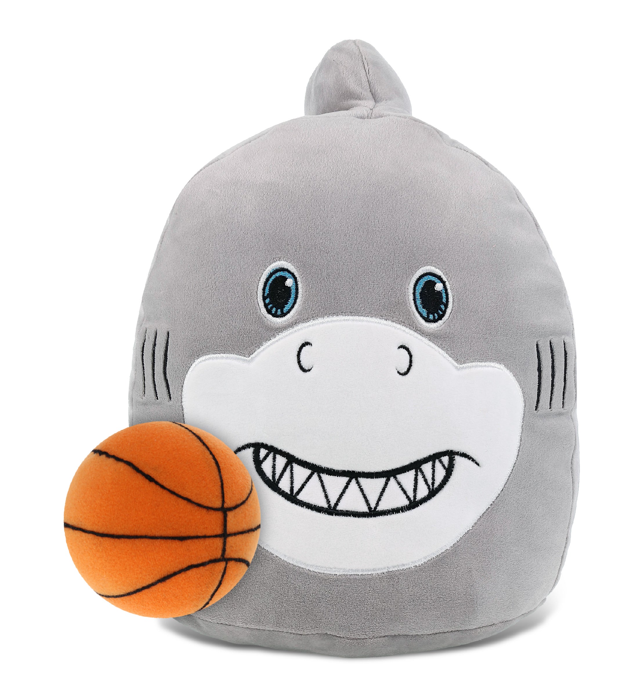 SNUG-MOOSHIES PLUSH - SHARK 10" with Basketball Plush