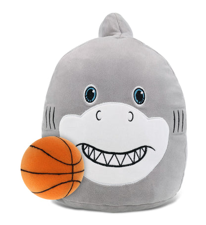 SNUG-MOOSHIES PLUSH - SHARK 10" with Basketball Plush