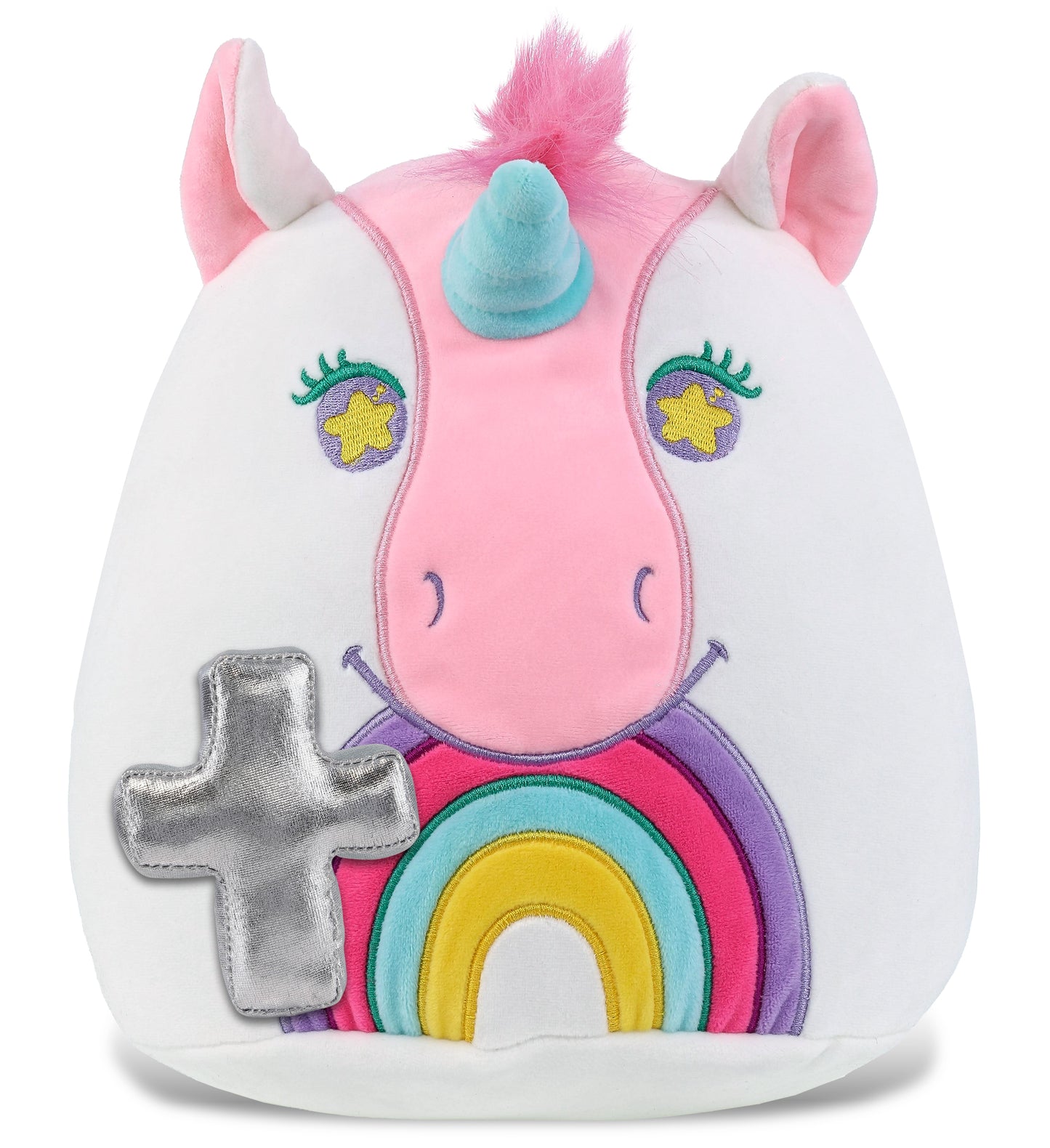 PLUSH CROSS - SNUG-MOOSHIES PLUSH - UNICORN 10"