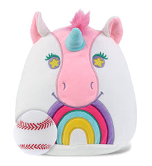 SNUG-MOOSHIES PLUSH - UNICORN 10" with Baseball Plush