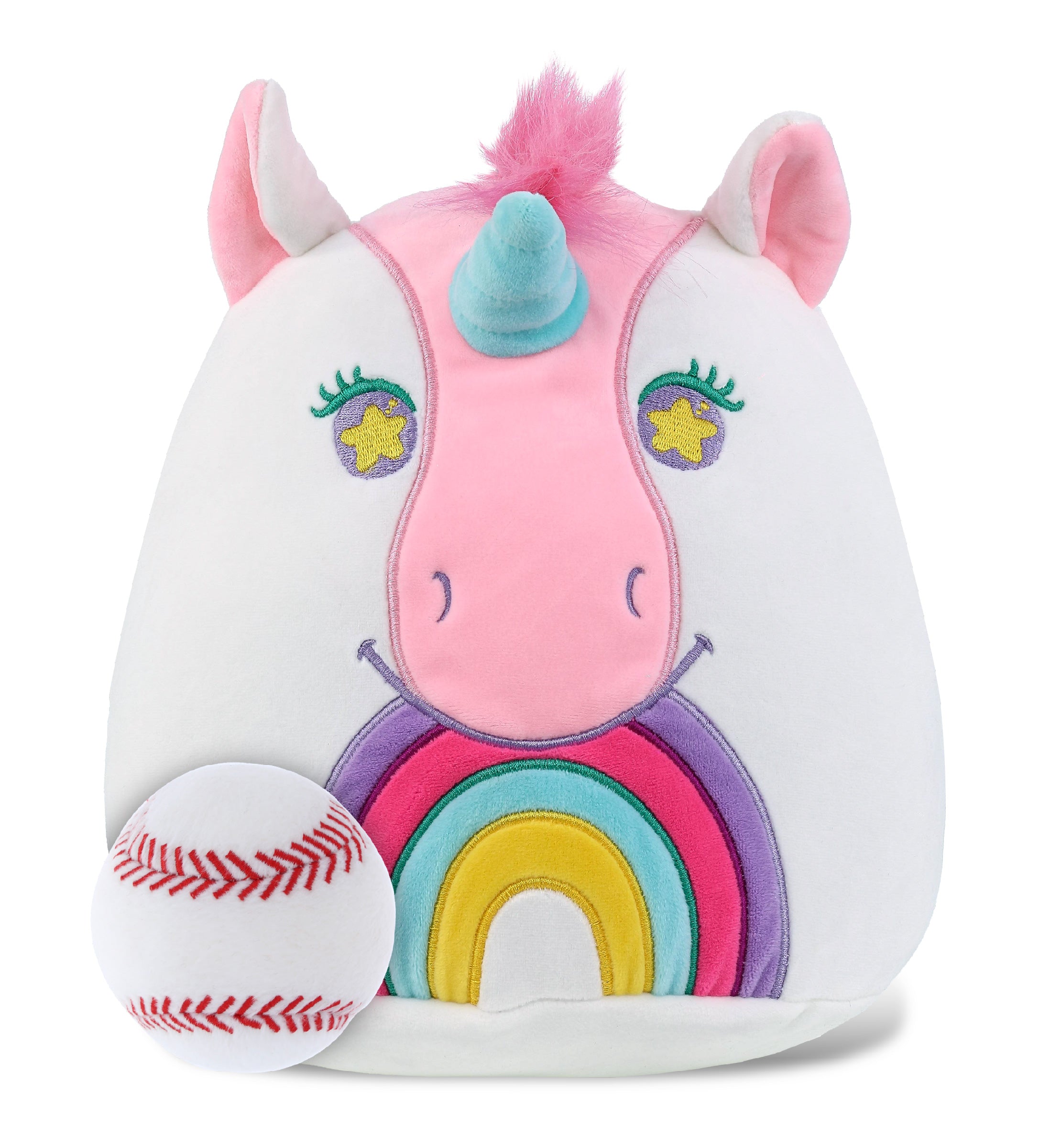 SNUG-MOOSHIES PLUSH - UNICORN 10" with Baseball Plush