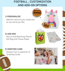 SNUG-MOOSHIES PLUSH - UNICORN 10" with Football Plush