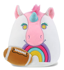 SNUG-MOOSHIES PLUSH - UNICORN 10" with Football Plush