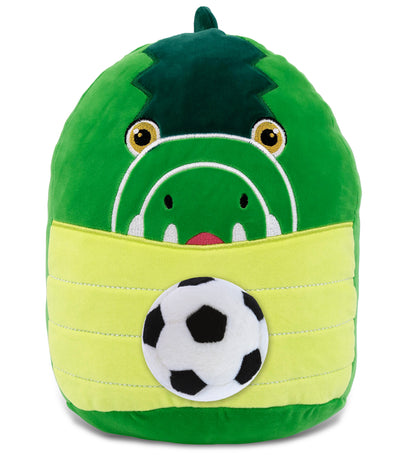 SNUG-MOOSHIES PLUSH - ALLIGATOR 10" with Soccer Plush