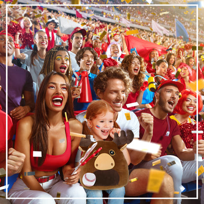 SNUG-MOOSHIES PLUSH - MOOSE 17" with Baseball Plush