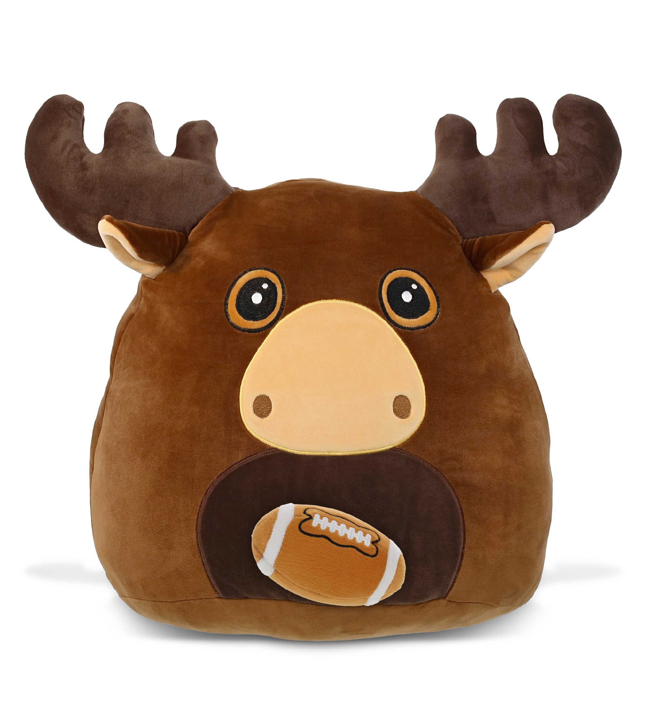 SNUG-MOOSHIES PLUSH - MOOSE 17" with Football Plush