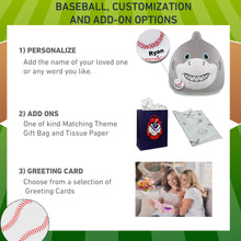 SNUG-MOOSHIES PLUSH - SHARK 17" with Baseball Plush