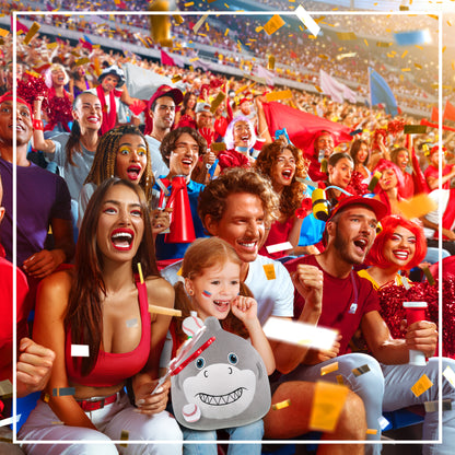 SNUG-MOOSHIES PLUSH - SHARK 17" with Baseball Plush