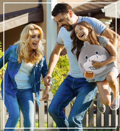 SNUG-MOOSHIES PLUSH - SHARK 17" with Football Plush