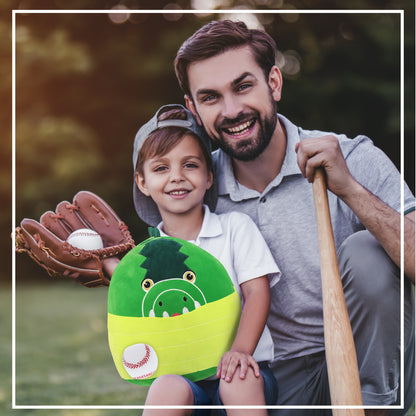 SNUG-MOOSHIES PLUSH - ALLIGATOR 17" with Baseball Plush