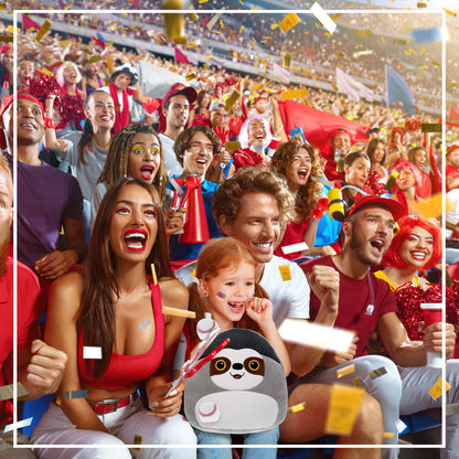 SNUG-MOOSHIES PLUSH - SLOTH 17" with Baseball Plush