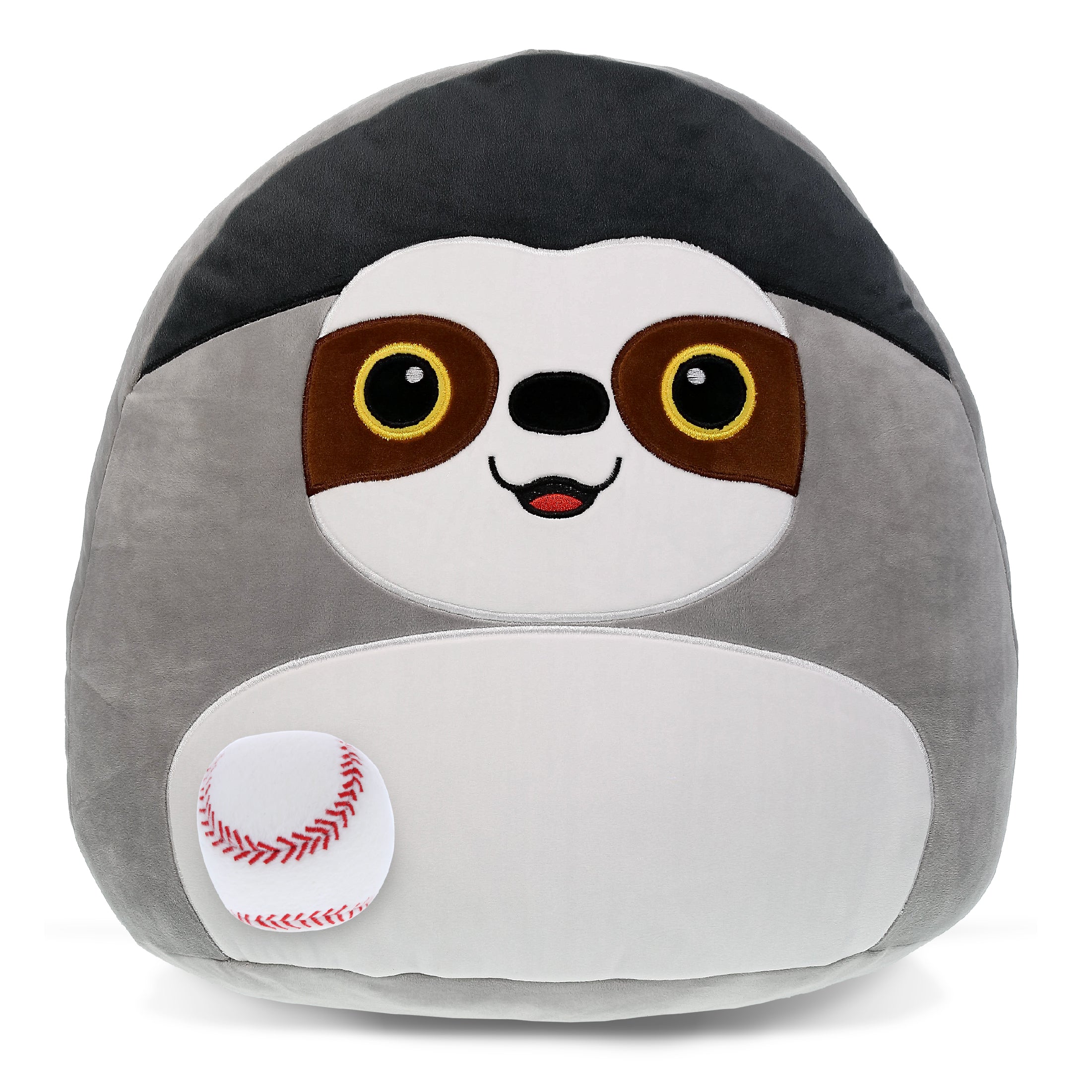 SNUG-MOOSHIES PLUSH - SLOTH 17" with Baseball Plush