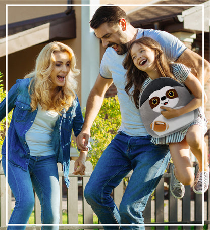 SNUG-MOOSHIES PLUSH - SLOTH 17" with Football Plush