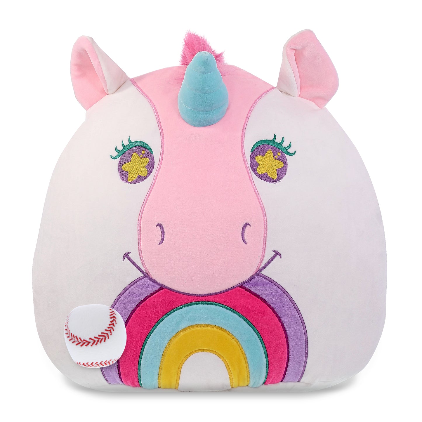 SNUG-MOOSHIES PLUSH - UNICORN 17" with Baseball Plush