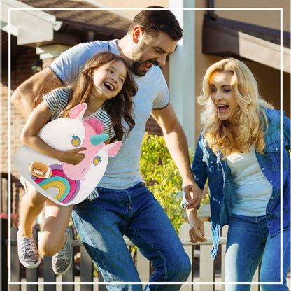 SNUG-MOOSHIES PLUSH - UNICORN 17" with Football Plush