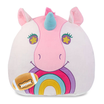 SNUG-MOOSHIES PLUSH - UNICORN 17" with Football Plush