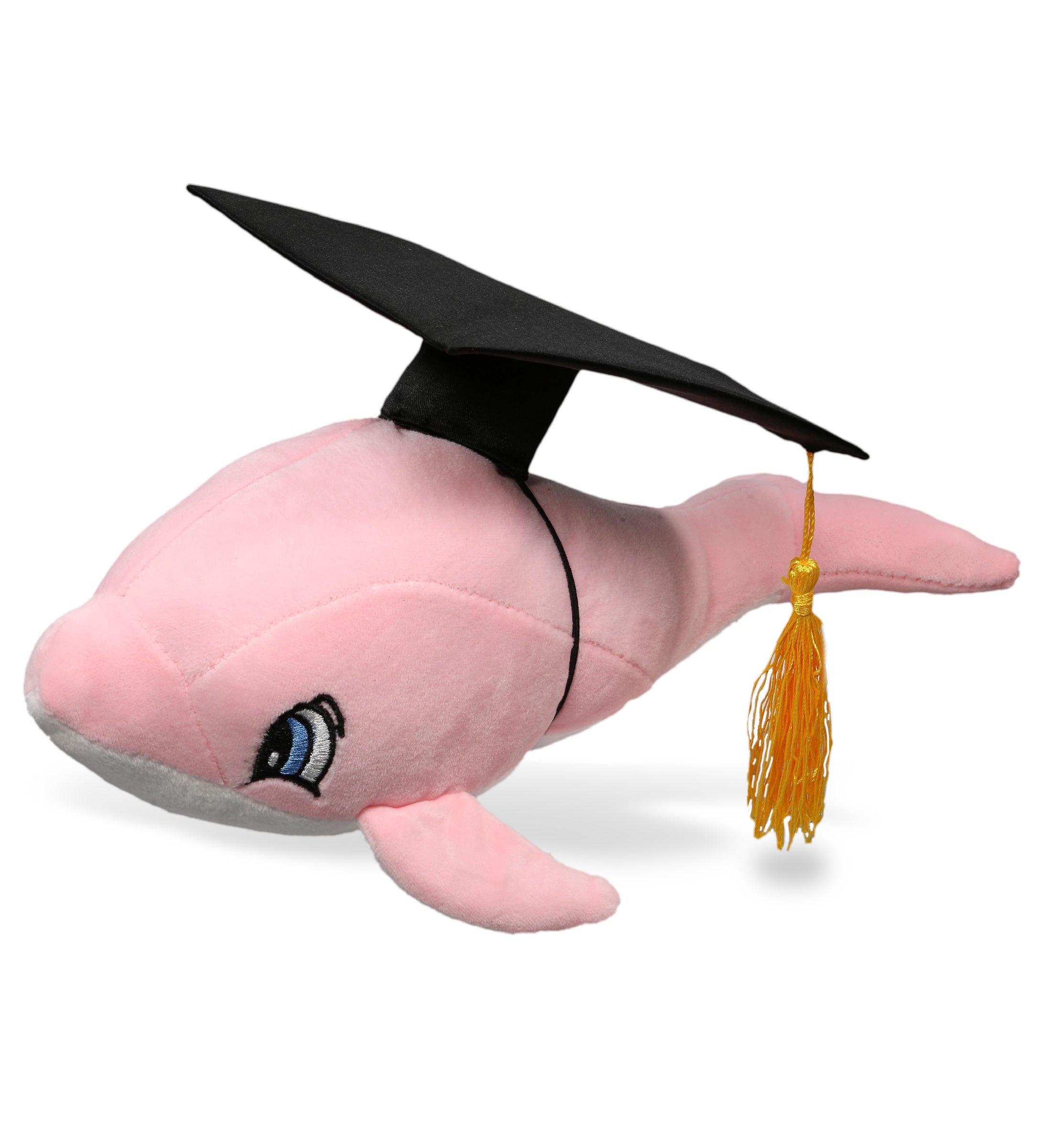 PLUSH GRADUATION - BABY SOFT PLUSH - PINK DOLPHIN