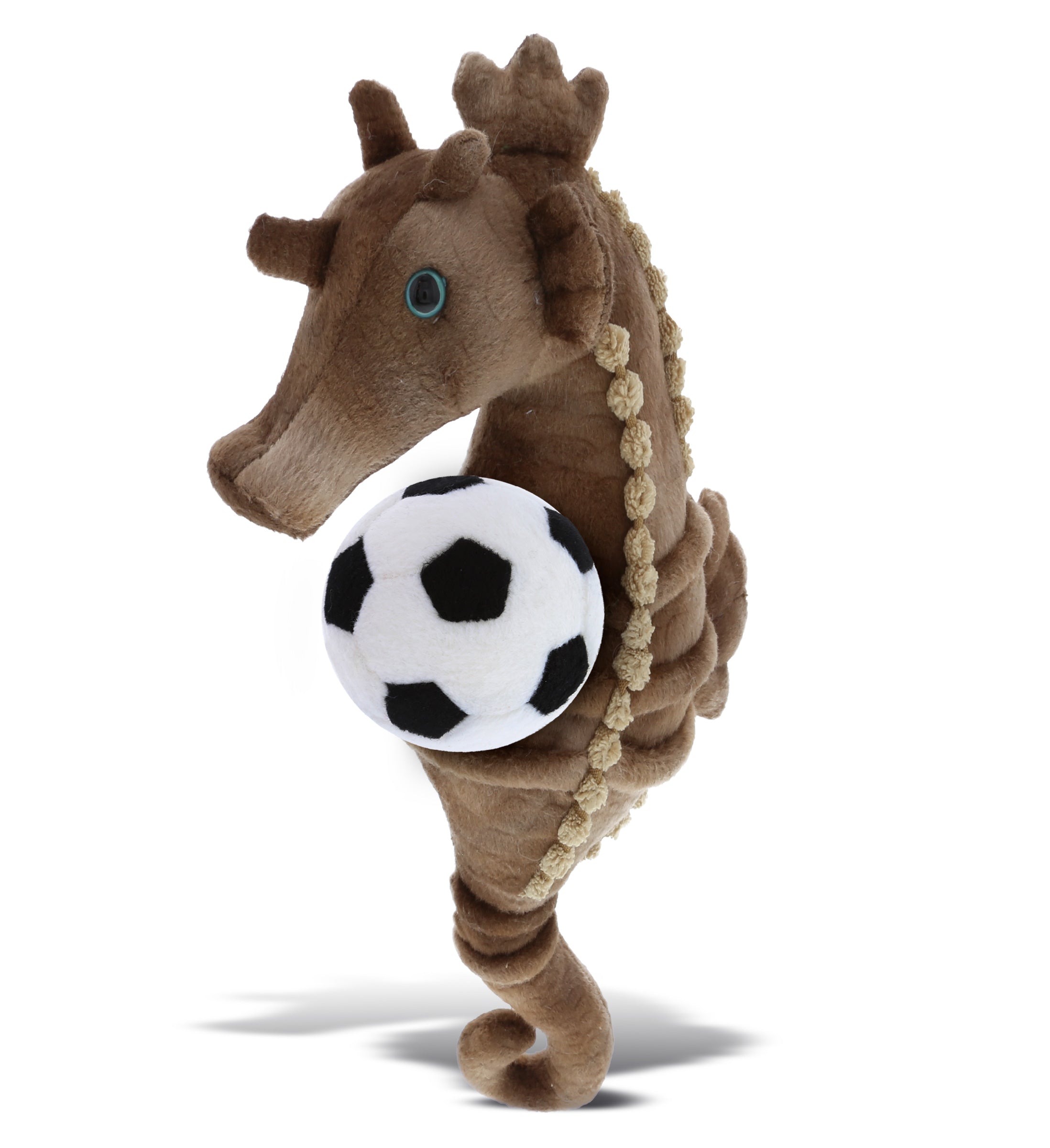 PLUSH SOCCER BALL - WILD COLLECTION PLUSH - 12" SEAHORSE