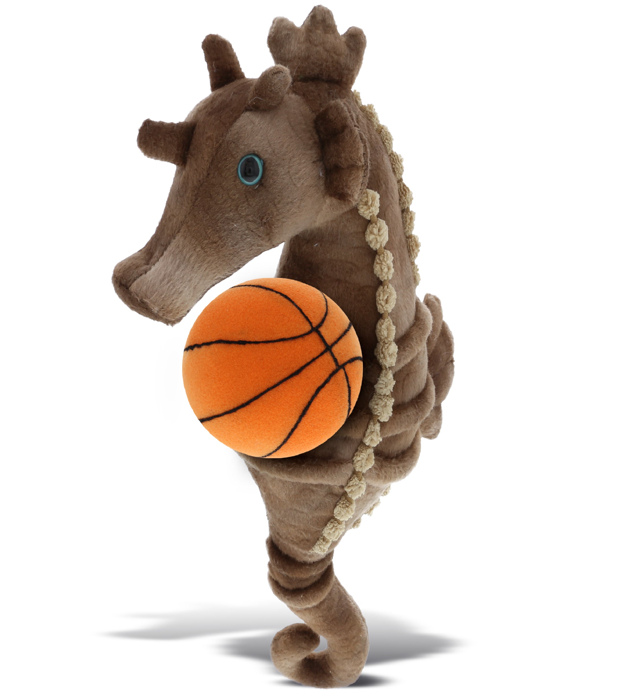 PLUSH BASKETBALL - WILD COLLECTION PLUSH - 12" SEAHORSE