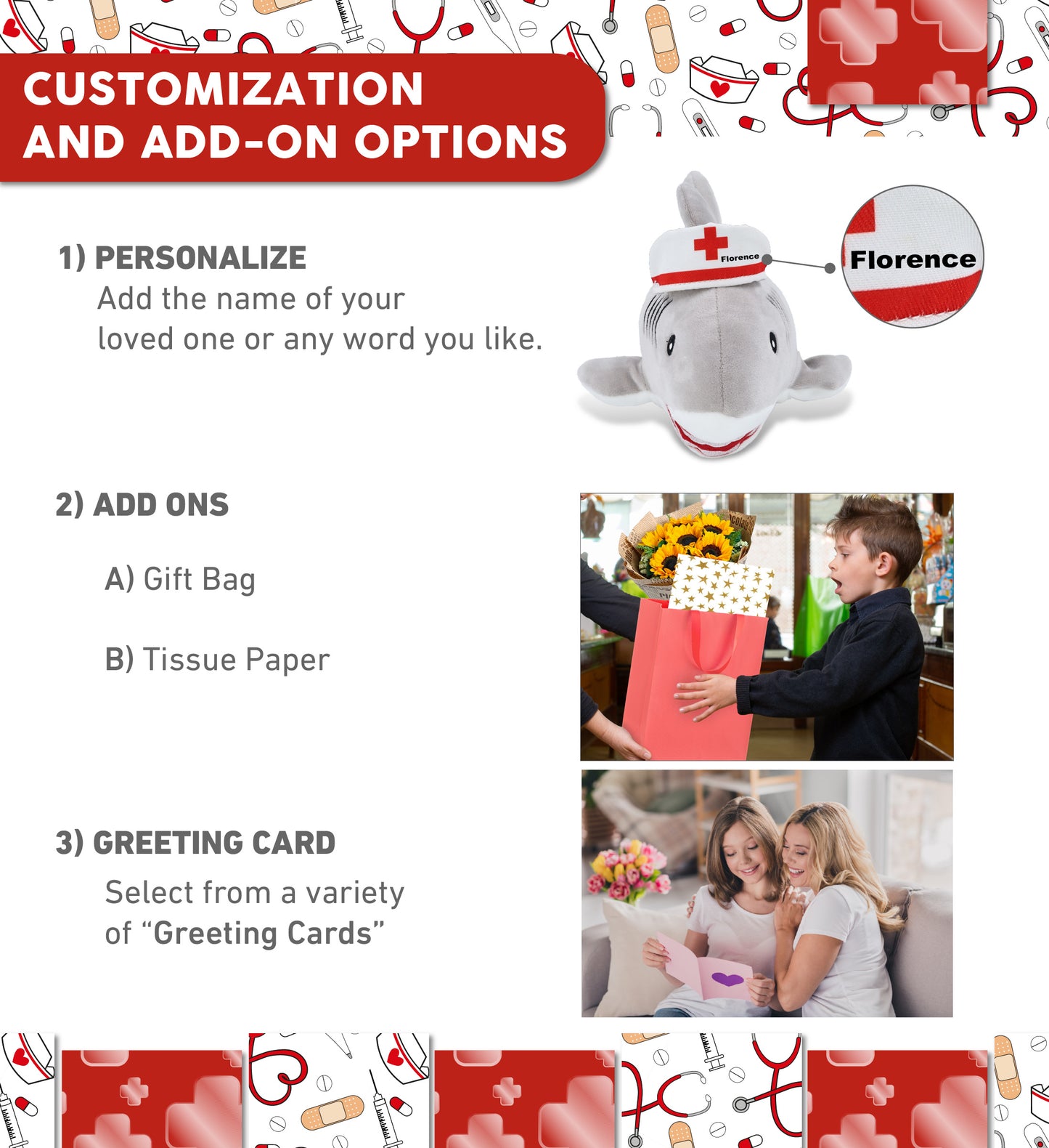 BABY SOFT PLUSH - GREY SHARK NURSE DRESS UP